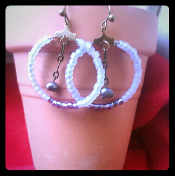 Jewelry - Handcrafted Beaded Hoops Jewelry - Handcrafted Beaded Hoops
